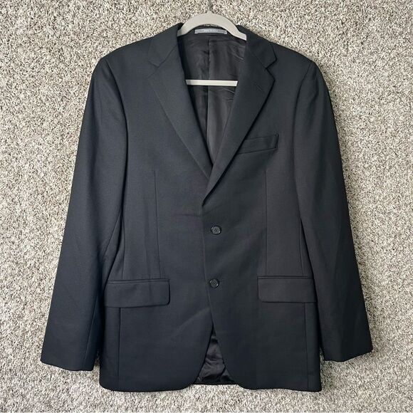 Hickey Freeman Blazer Men’s 38R Black Milburn II 100% Wool Suit Jacket NWT